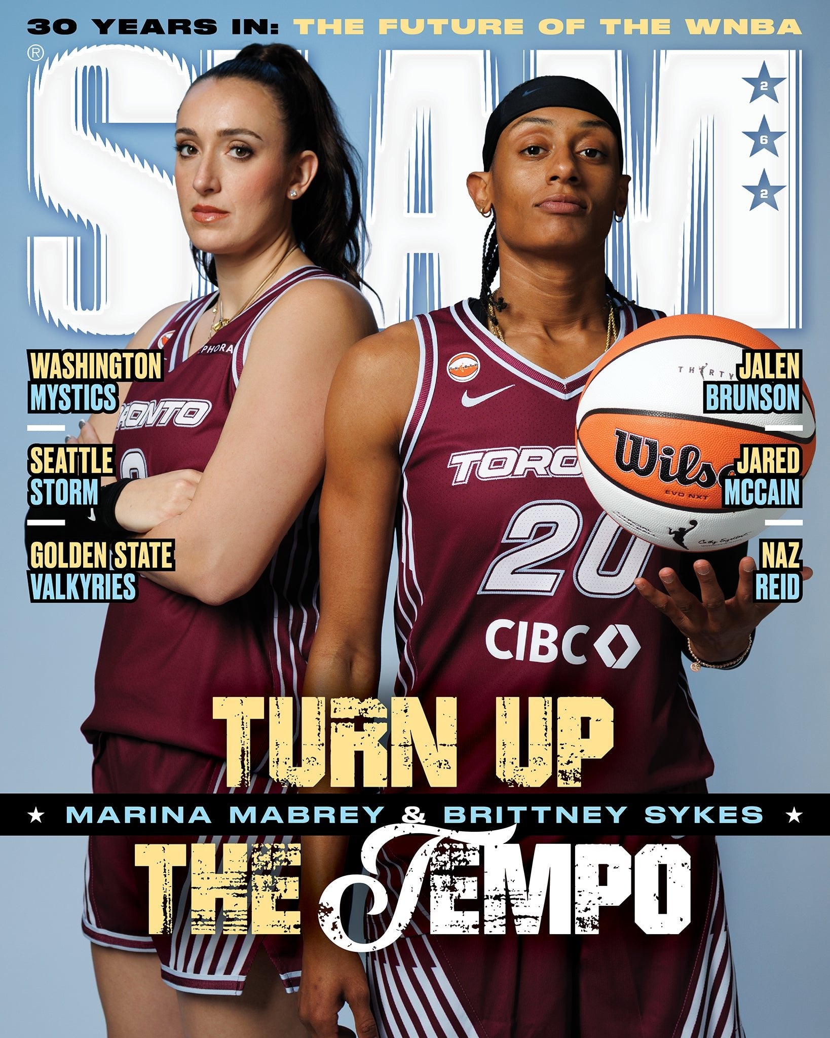 SLAM 262: Mabrey + Brittney Sykes Magazine (Cover 2 of 4) - SLAM Goods