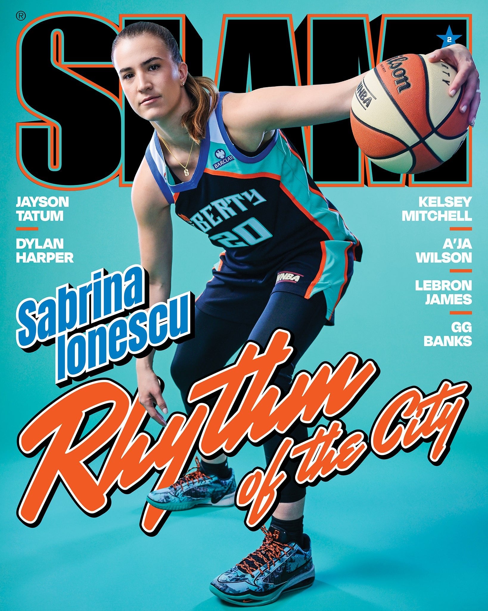SLAM 264: Sabrina Ionescu Magazine (Cover 1 of 4) - SLAM Goods