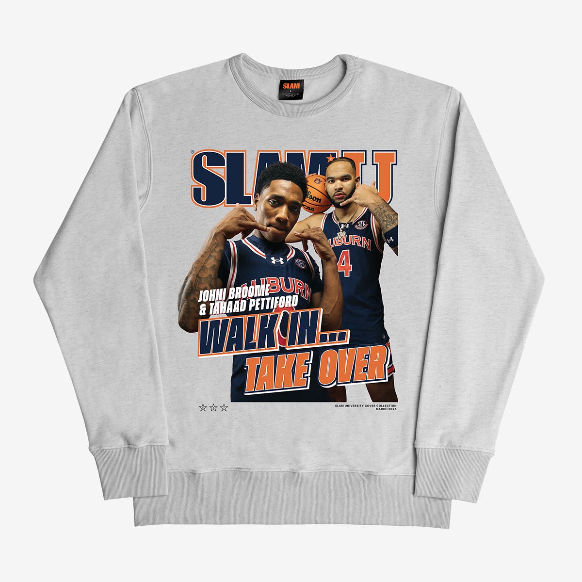 SLAM Cover Crewneck - Auburn (SLAMU 7) - SLAM Goods