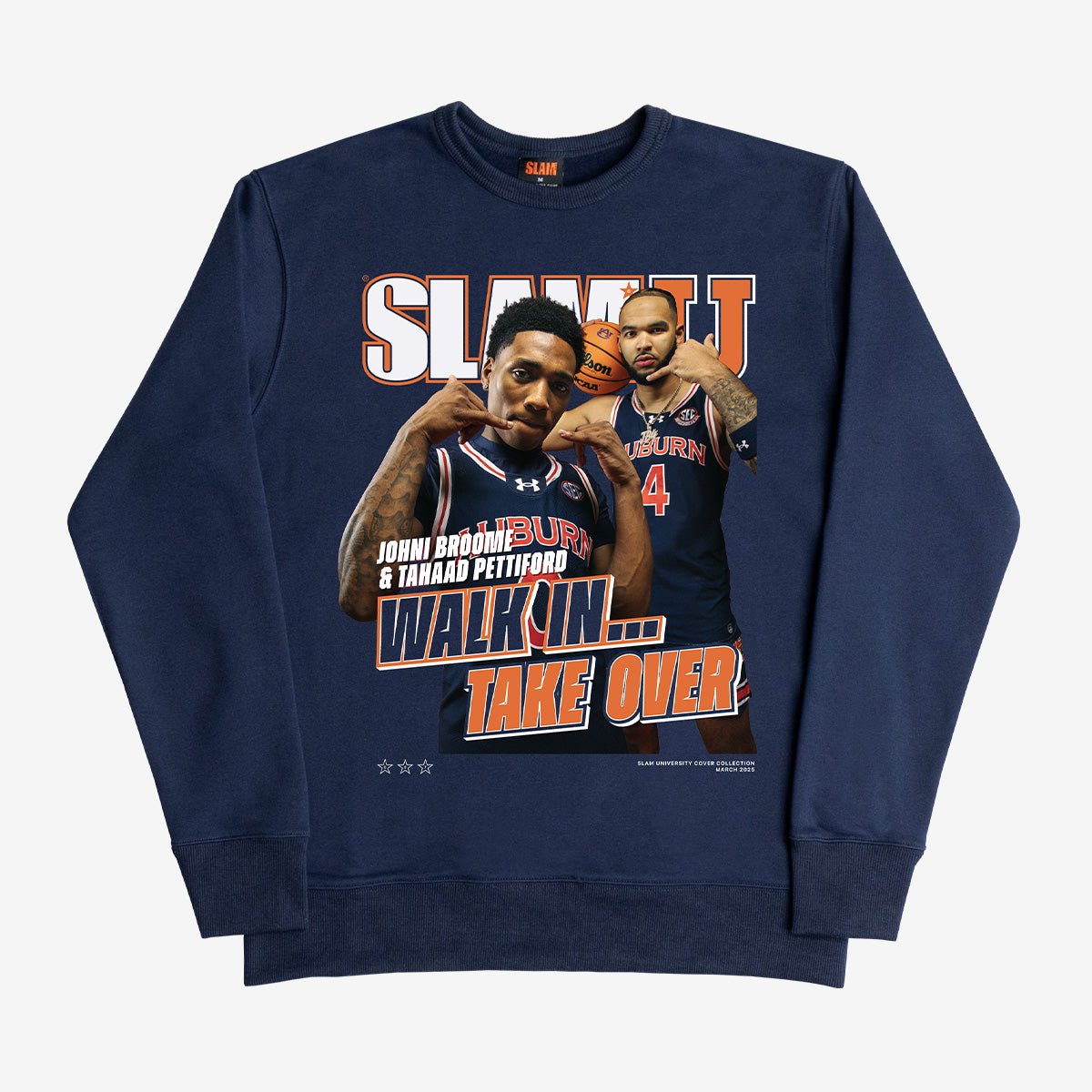 SLAM Cover Crewneck - Auburn (SLAMU 7) - SLAM Goods