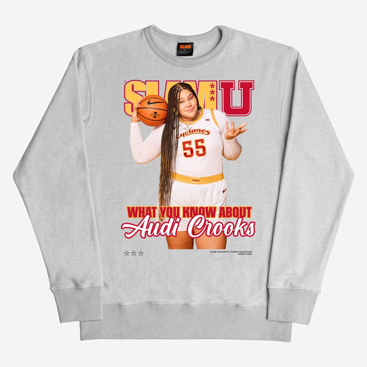 SLAM Cover Crewneck - Audi Crooks (SLAMU 6) - SLAM Goods