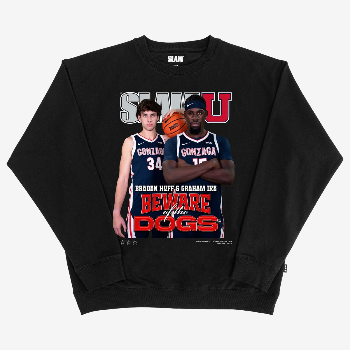 SLAM Cover Crewneck - Braden Huff + Graham Ike (SLAMU 22) - SLAM Goods
