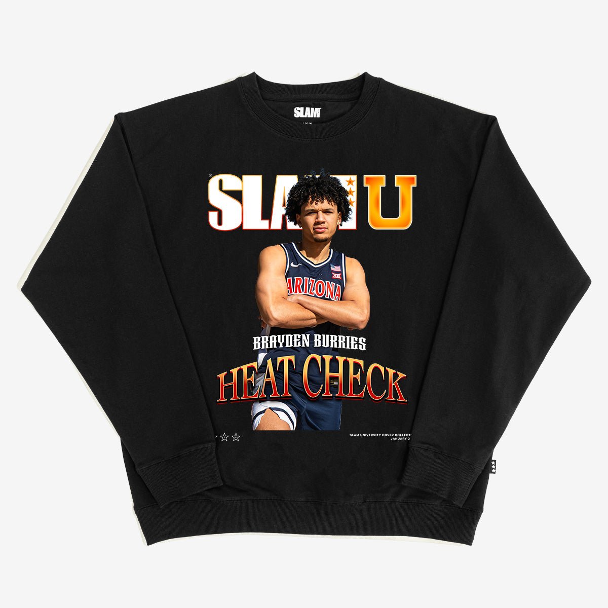 SLAM Cover Crewneck - Brayden Burries (SLAMU 18) - SLAM Goods