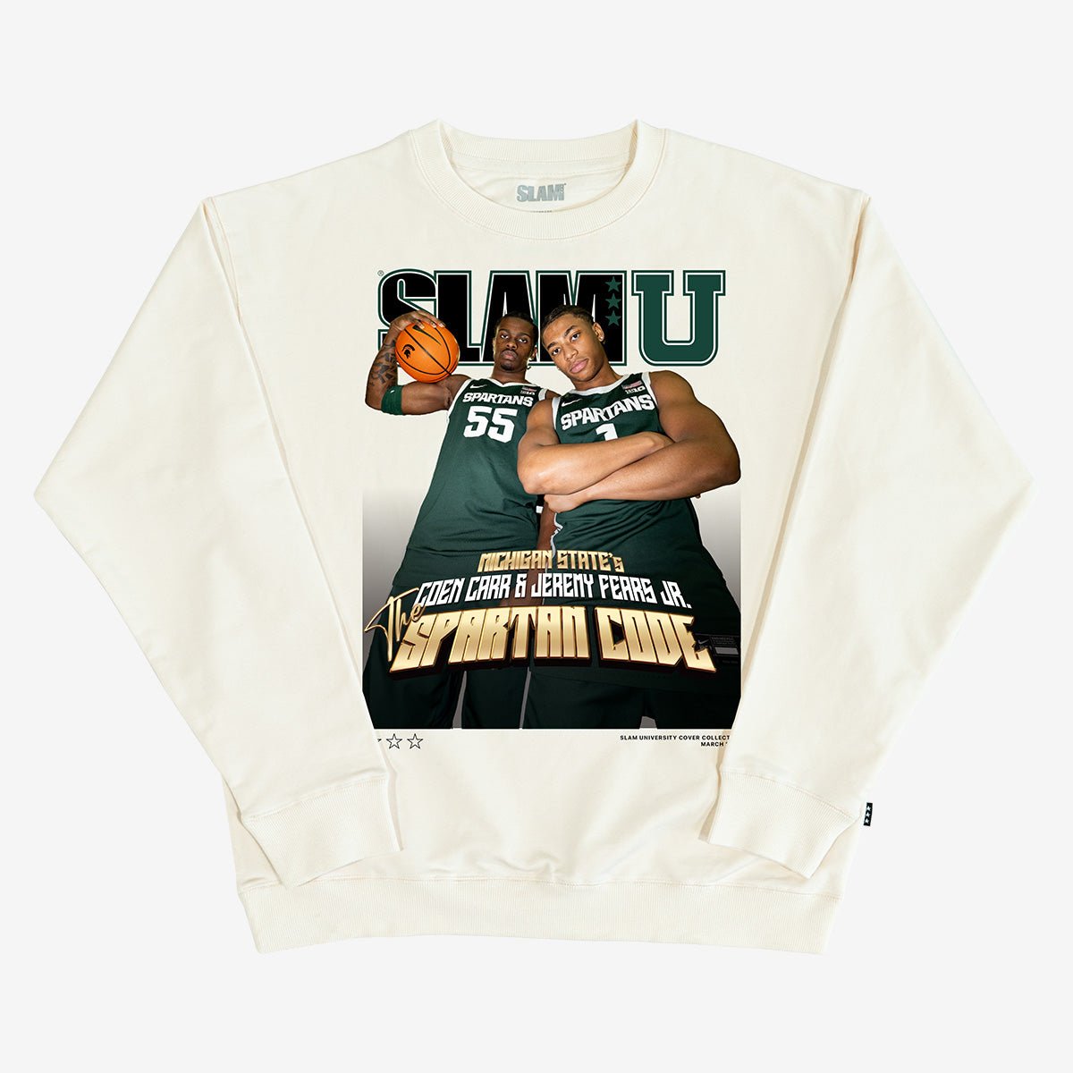 SLAM Cover Crewneck - Coen Carr + Jeremy Fears Jr. (SLAMU) - SLAM Goods