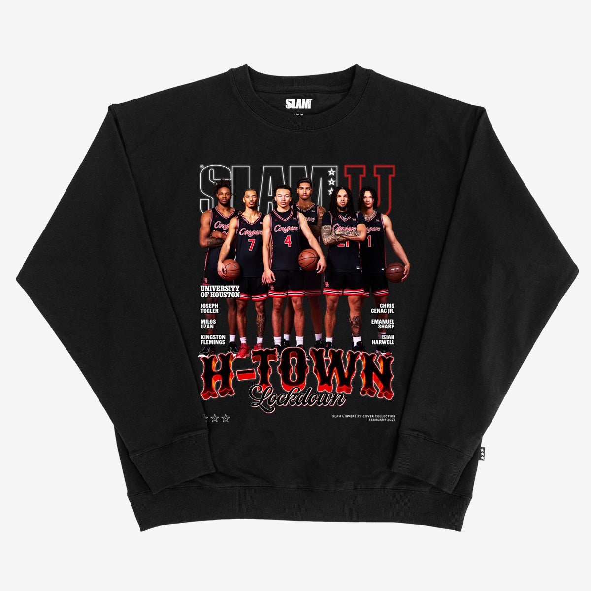 SLAM Cover Crewneck - Houston MBB (SLAMU 20) - SLAM Goods