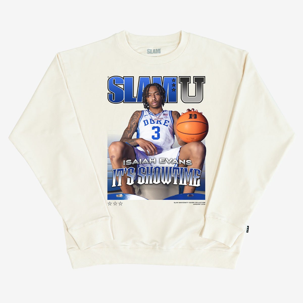 SLAM Cover Crewneck - Isaiah Evans (SLAMU 17) - SLAM Goods