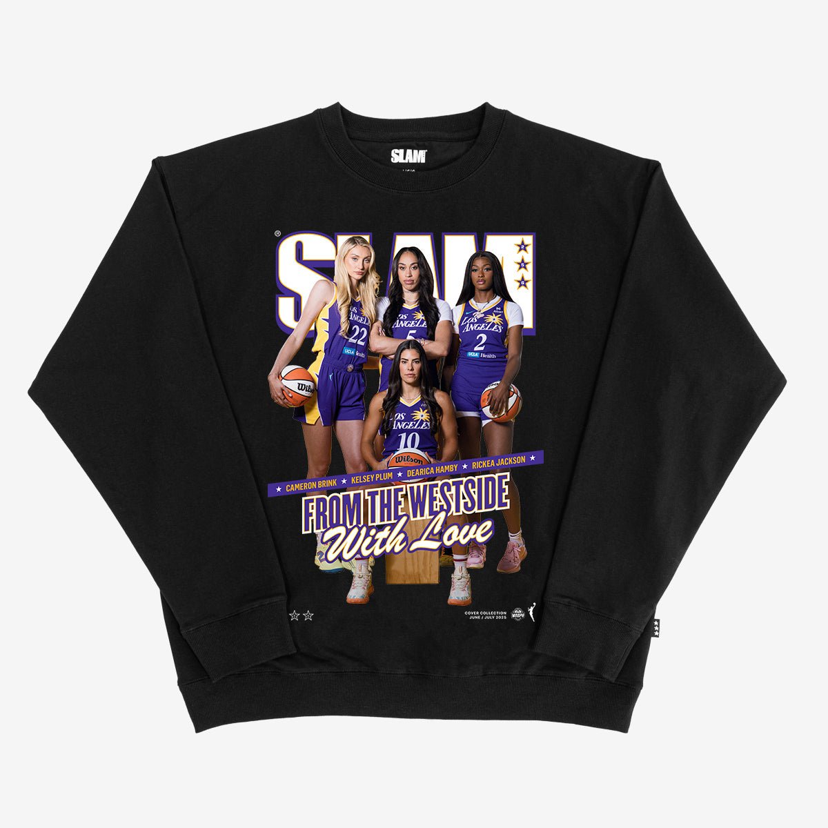 SLAM Cover Crewneck - Los Angeles Sparks (SLAM 256) - SLAM Goods