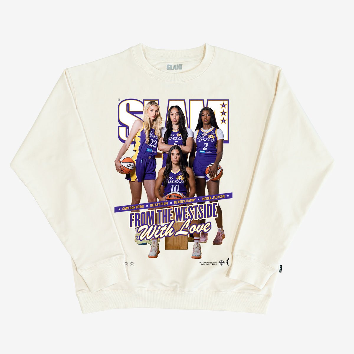 SLAM Cover Crewneck - Los Angeles Sparks (SLAM 256) - SLAM Goods