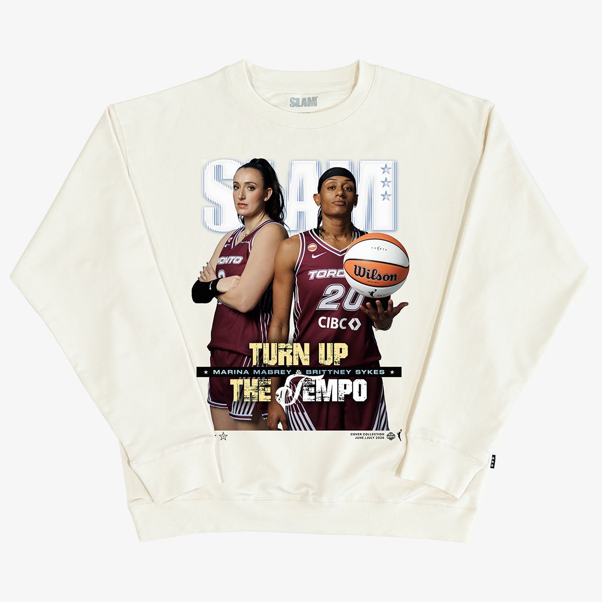 SLAM Cover Crewneck - Marina Mabrey + Brittney Sykes (SLAM 262) - SLAM Goods