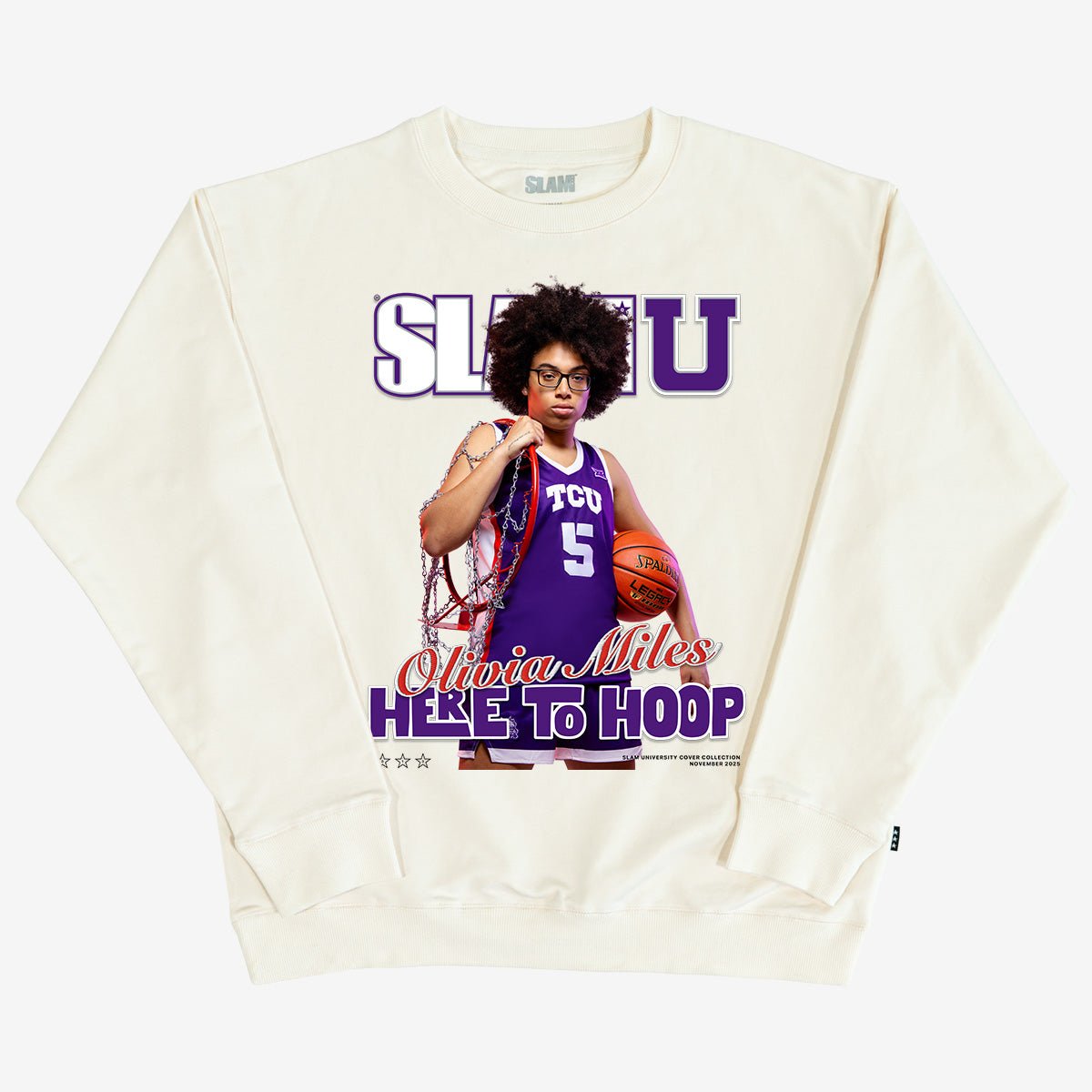 SLAM Cover Crewneck - Olivia Miles (SLAMU 13) - SLAM Goods