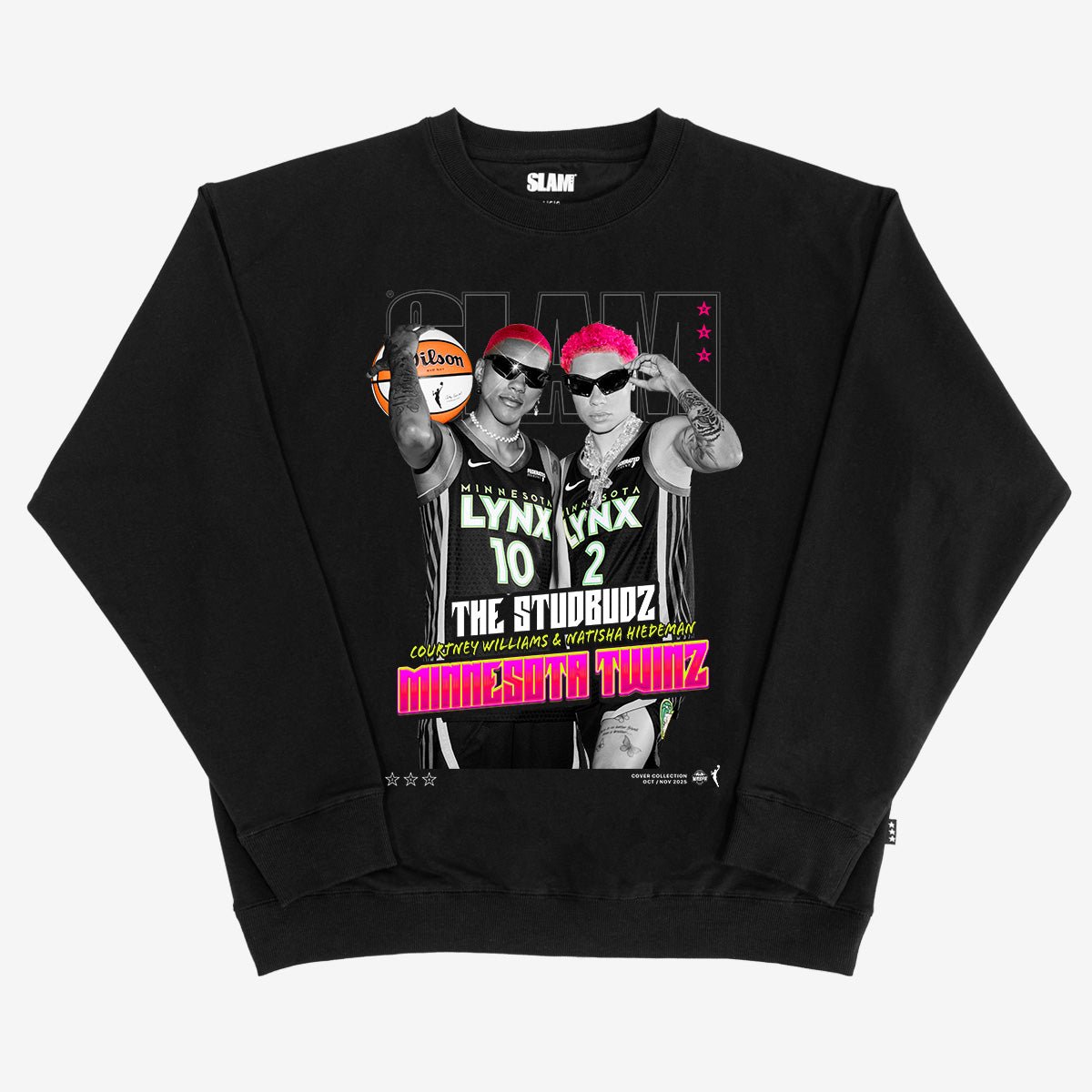 SLAM Cover Crewneck - The Studbudz (SLAM 258) (Black and White Edition) - SLAM Goods