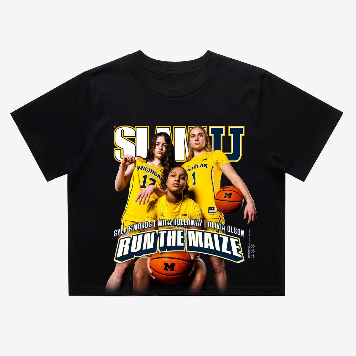 SLAM Cover Crop Tee - Michigan WBB (SLAMU 16) - SLAM Goods