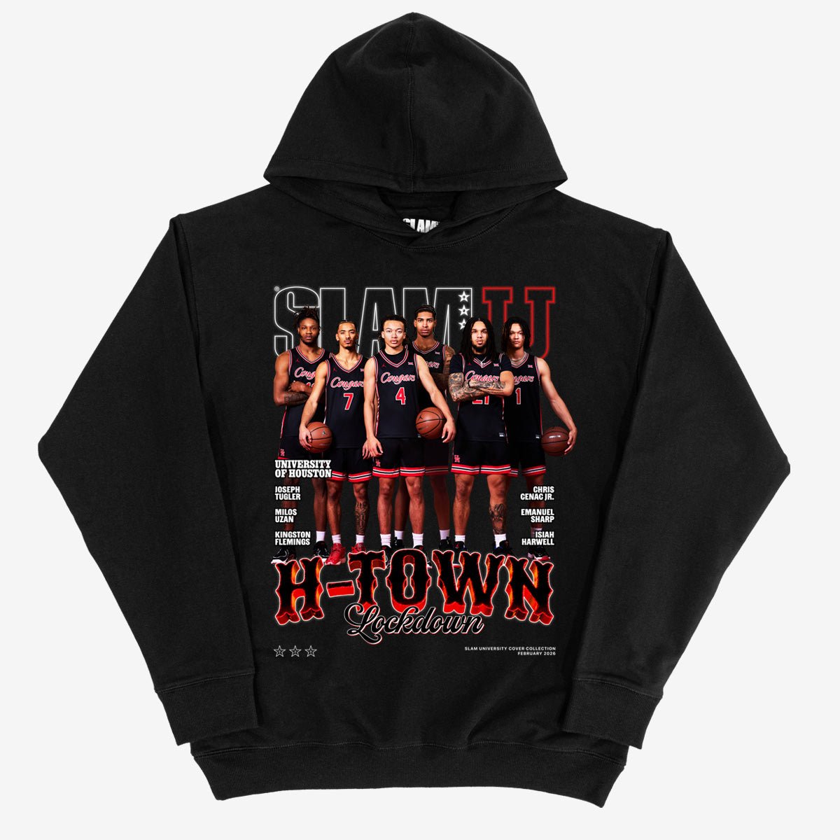 SLAM Cover Hoodie - Houston MBB (SLAMU 20) - SLAM Goods