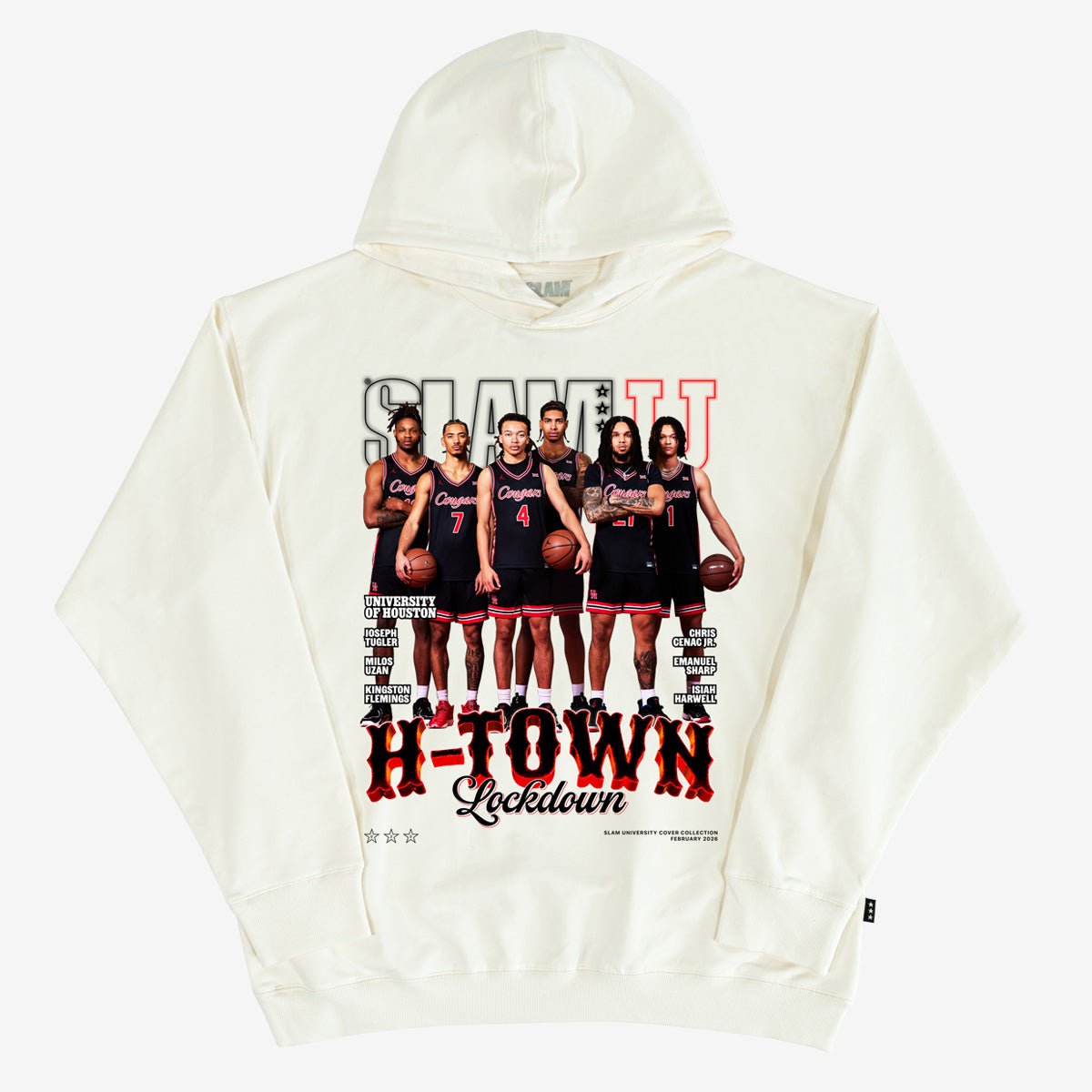 SLAM Cover Hoodie - Houston MBB (SLAMU 20) - SLAM Goods