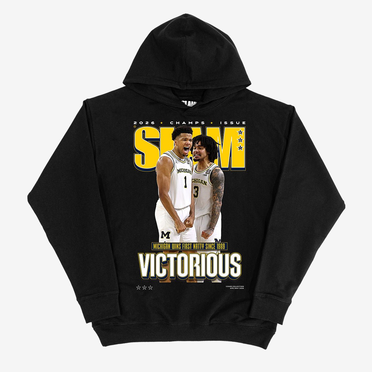 SLAM Cover Hoodie - Michigan '26 Men's National Champions SLAM (261) - SLAM Goods