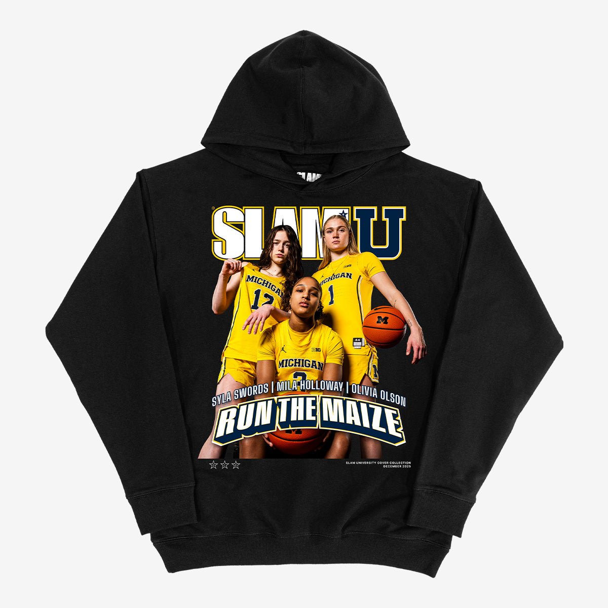 SLAM Cover Hoodie - Michigan WBB (SLAMU 16) - SLAM Goods