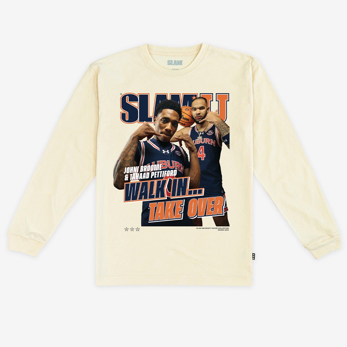 SLAM Cover L/S Tee - Auburn (SLAMU 7) - SLAM Goods