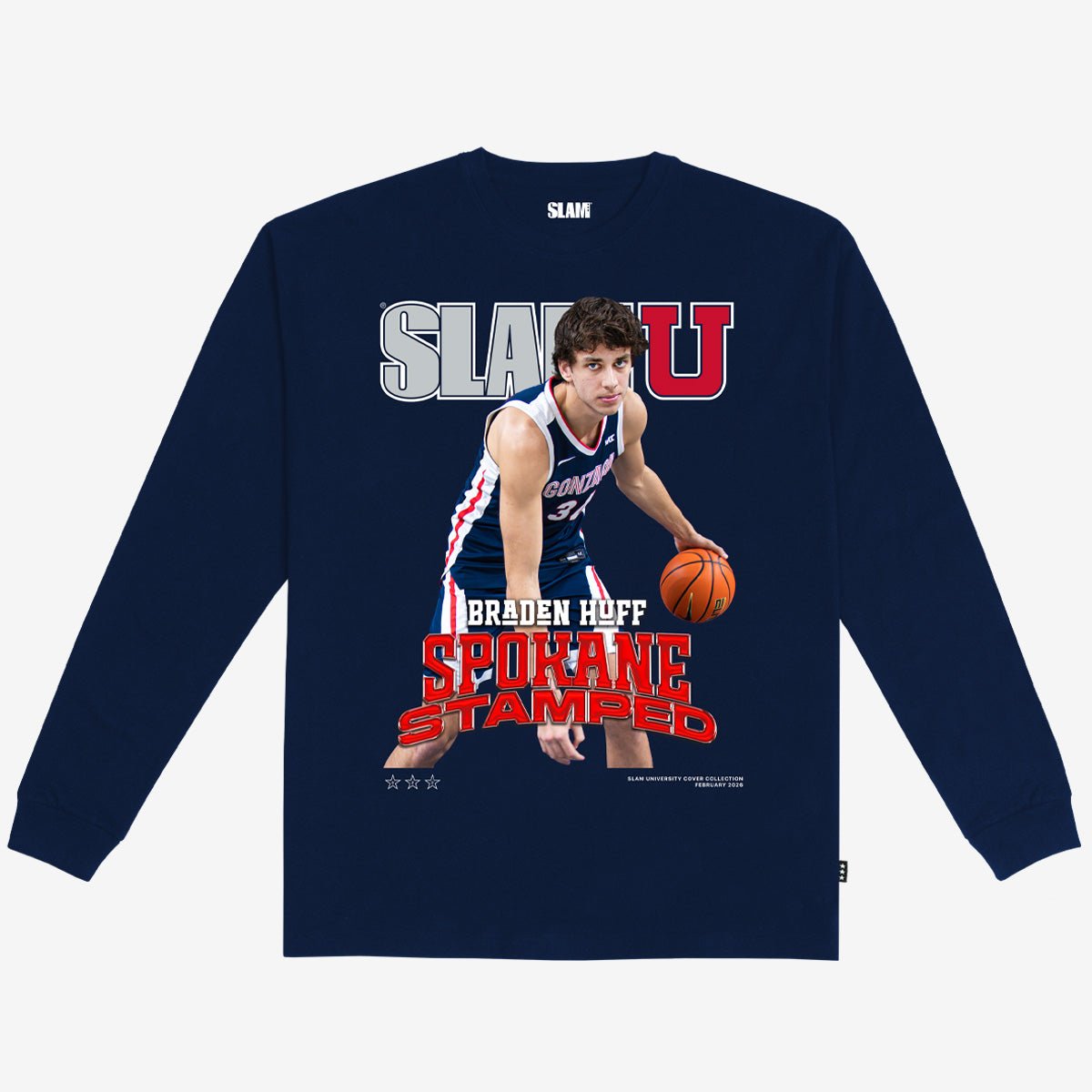 SLAM Cover L/S Tee - Braden Huff (SLAMU 22) - SLAM Goods