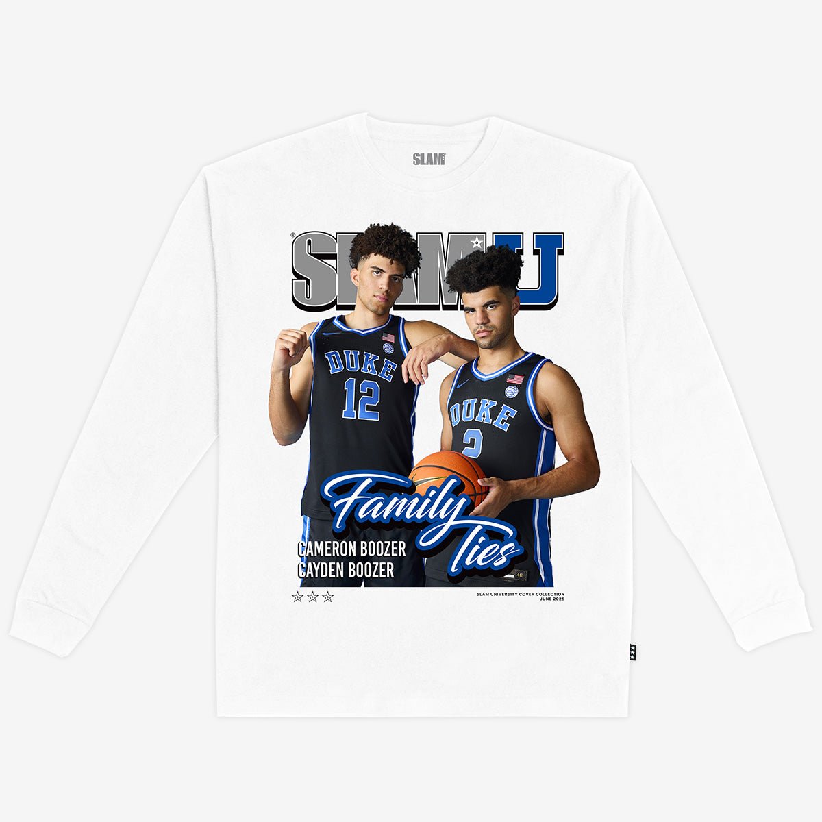 SLAM Cover L/S Tee - Cameron & Cayden Boozer (SLAMU 10) - SLAM Goods
