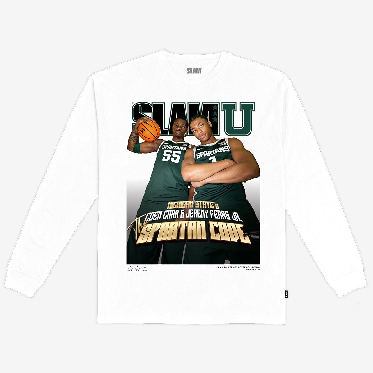 SLAM Cover L/S Tee - Coen Carr + Jeremy Fears Jr. (SLAMU) - SLAM Goods