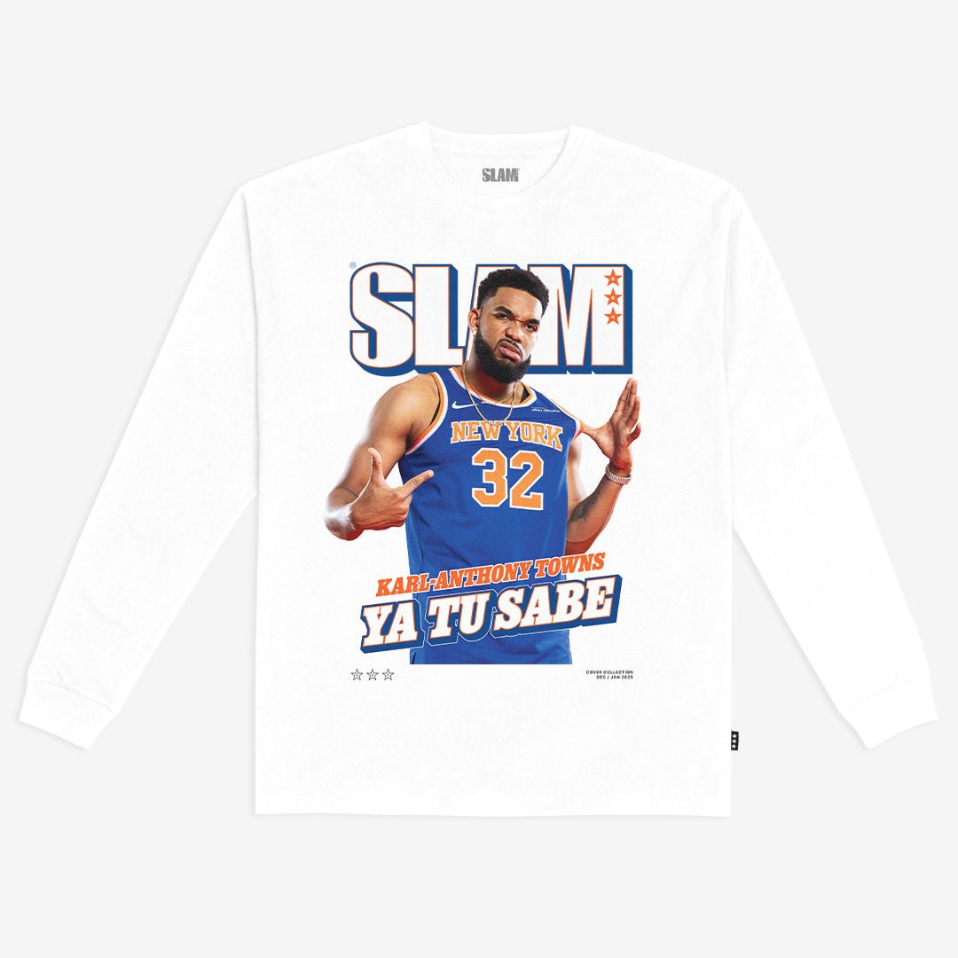 SLAM Cover L/S Tee - Karl - Anthony Towns (SLAM 254) - SLAM Goods