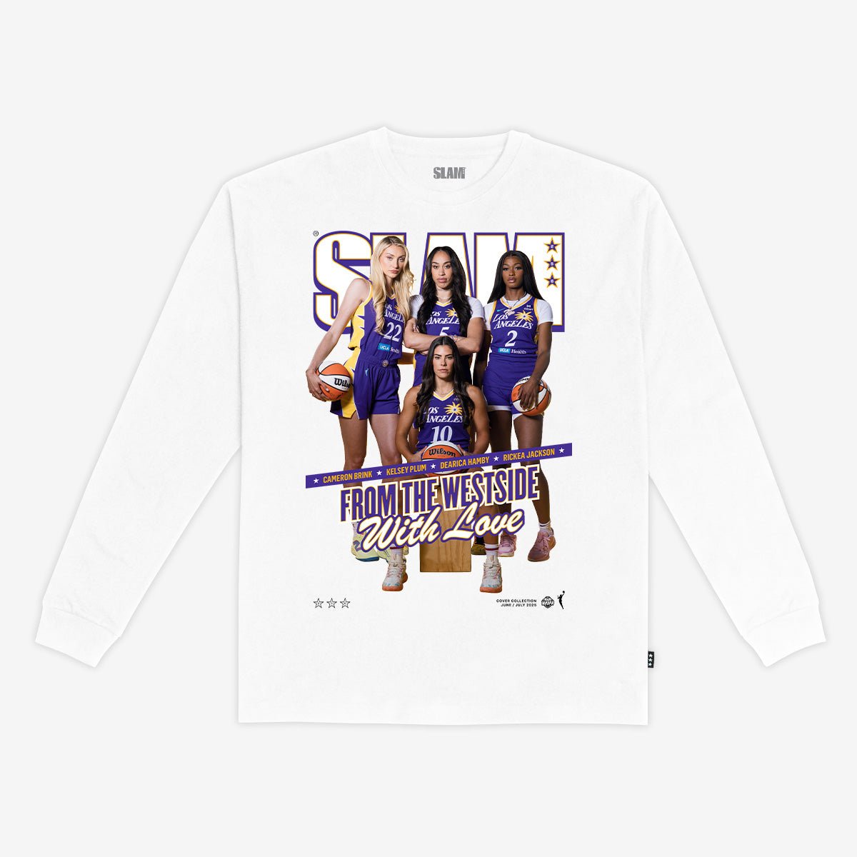 SLAM Cover L/S Tee - Los Angeles Sparks (SLAM 256) - SLAM Goods