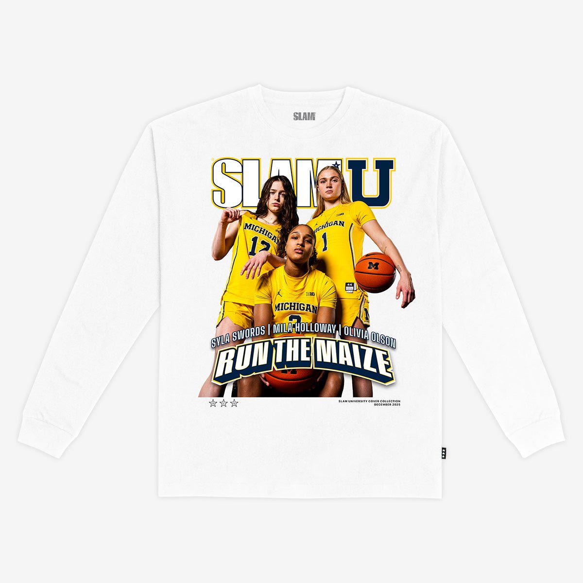 SLAM Cover L/S Tee - Michigan WBB (SLAMU 16) - SLAM Goods