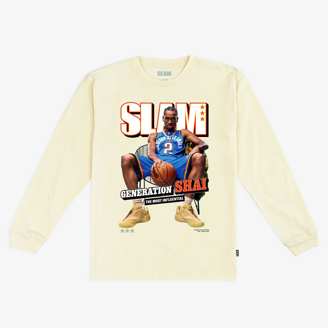 SLAM Cover L/S Tee - Shai Gilgeous - Alexander (SLAM 254) - SLAM Goods