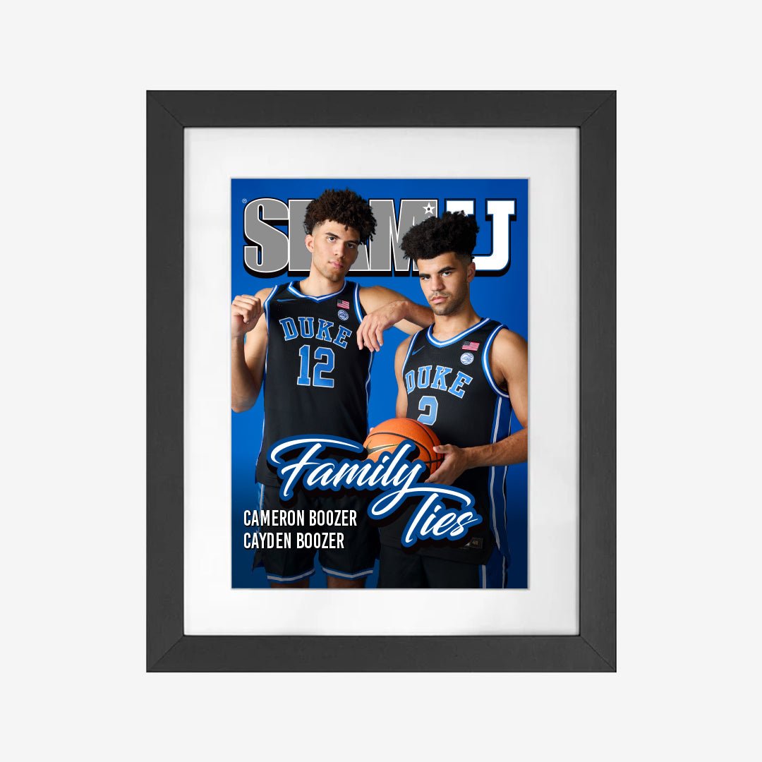 SLAM Cover Print - Cameron & Cayden Boozer (SLAMU 10) with Frame - SLAM Goods