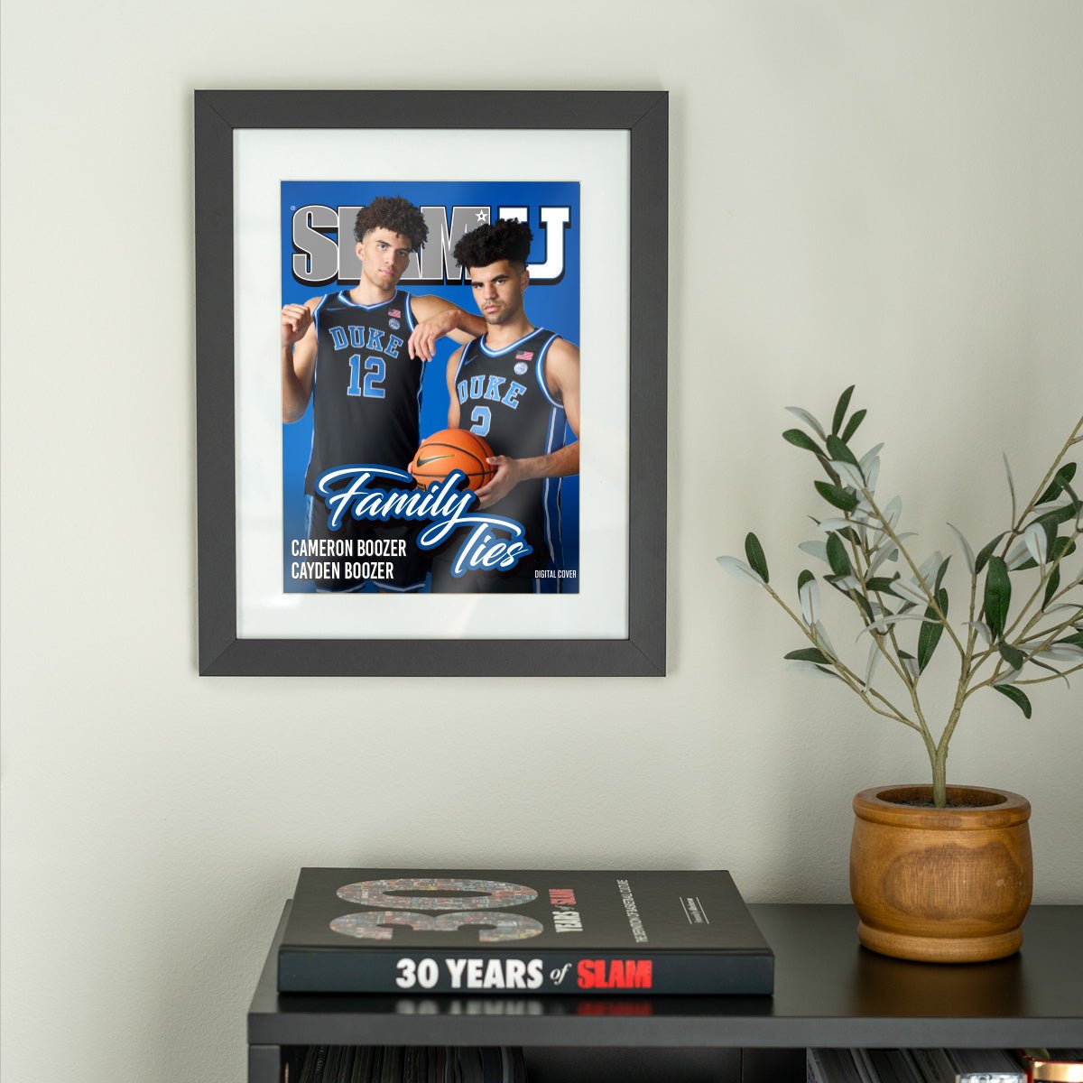 SLAM Cover Print - Cameron & Cayden Boozer (SLAMU 10) with Frame - SLAM Goods