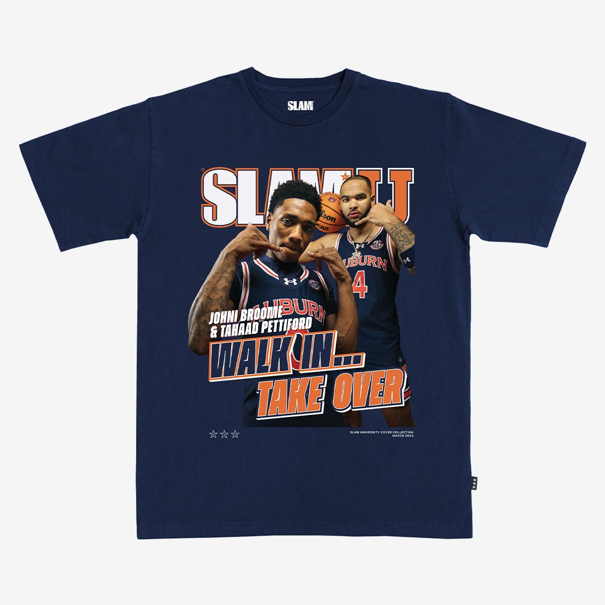 SLAM Cover Tee - Auburn (SLAMU 7) - SLAM Goods