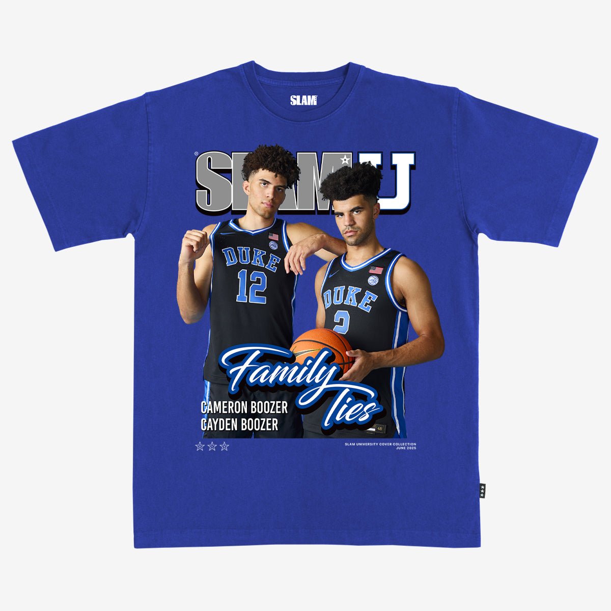 SLAM Cover Tee - Cameron & Cayden Boozer (SLAMU 10) - SLAM Goods