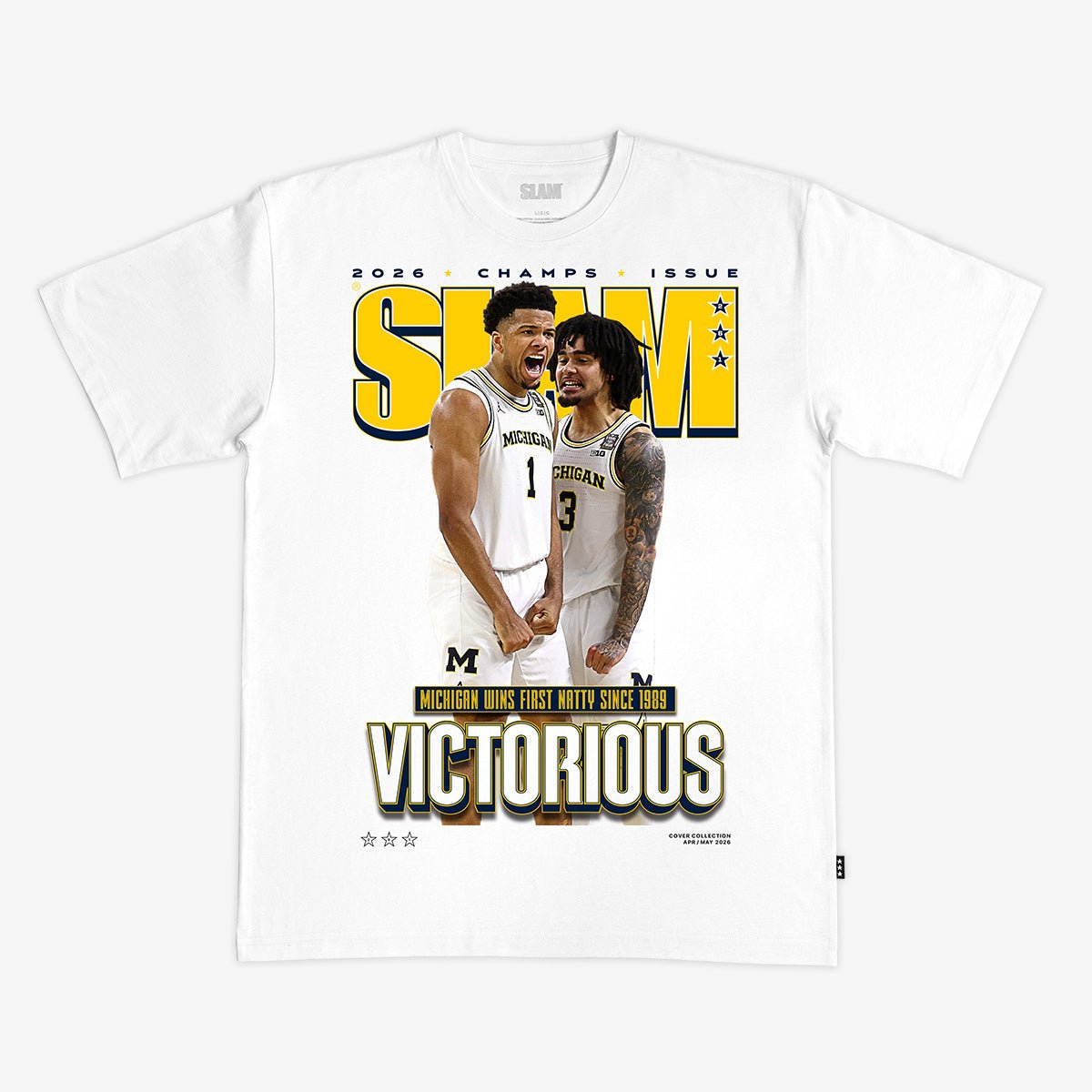 SLAM Cover Tee - Michigan '26 Men's National Champions (SLAM 261) - SLAM Goods