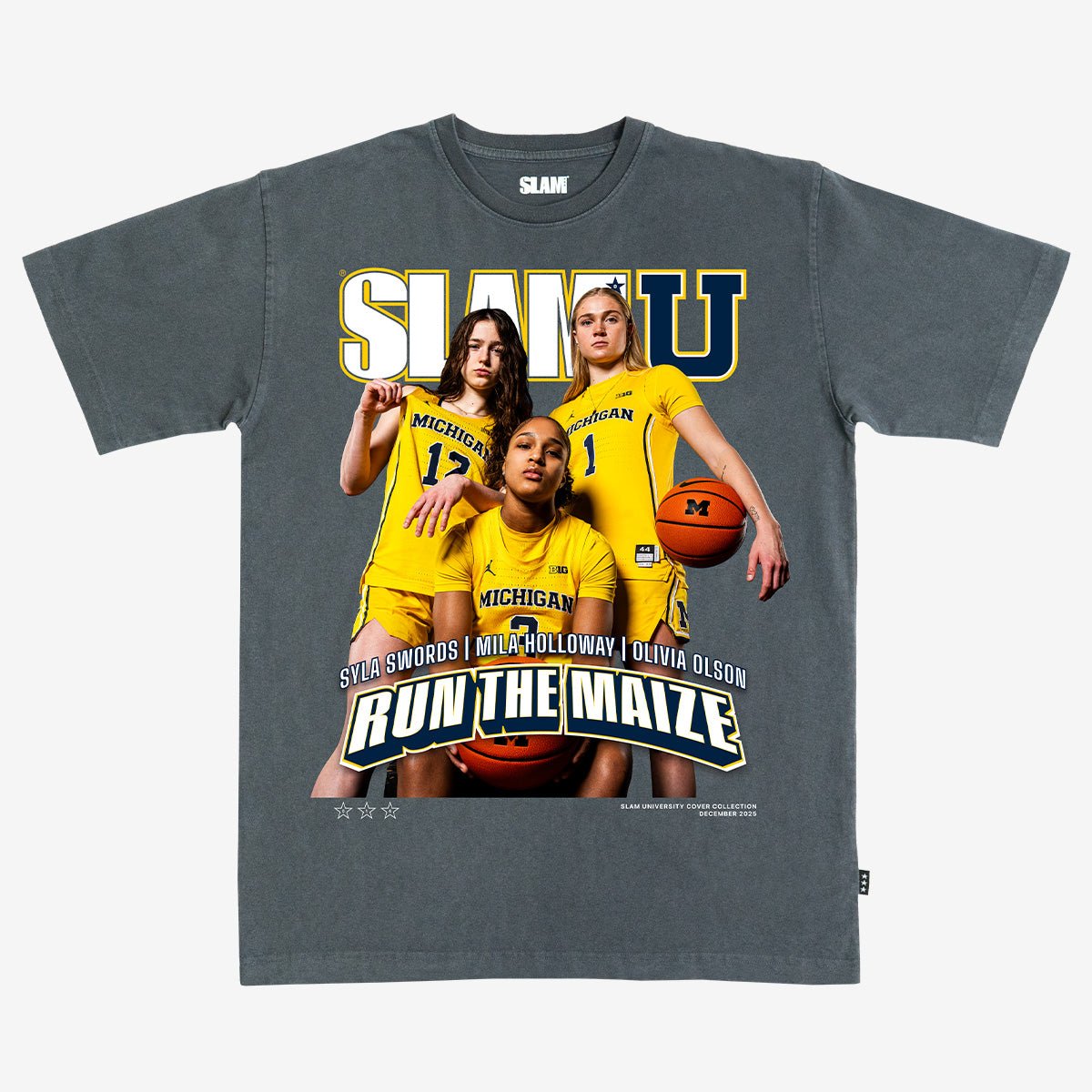SLAM Cover Tee - Michigan WBB (SLAMU 16) - SLAM Goods