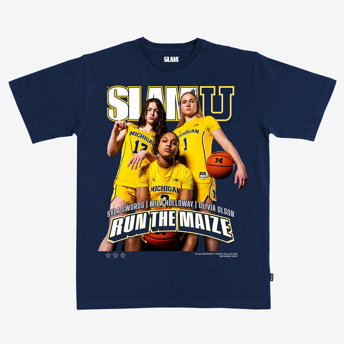 SLAM Cover Tee - Michigan WBB (SLAMU 16) - SLAM Goods
