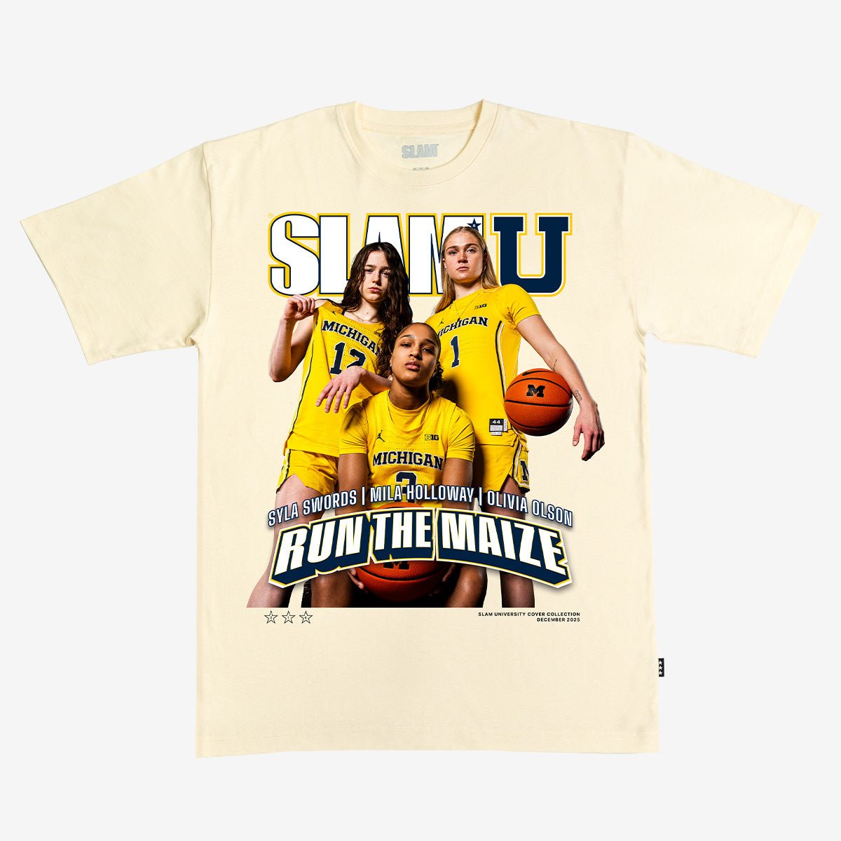 SLAM Cover Tee - Michigan WBB (SLAMU 16) - SLAM Goods