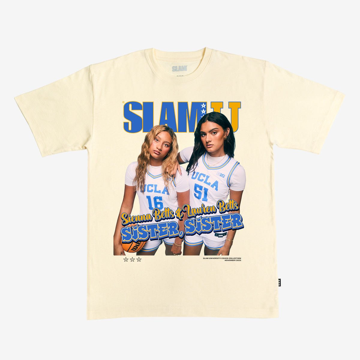 SLAM Cover Tee - Sienna + Lauren Betts (SLAMU 12) - SLAM Goods