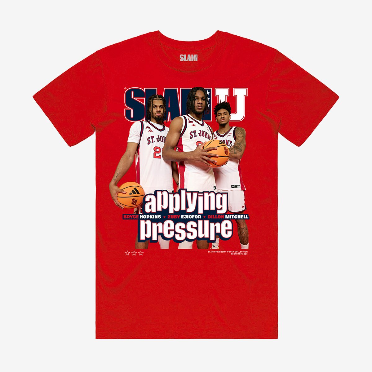 SLAM Cover Tee - St. John's MBB (SLAMU 21) - SLAM Goods