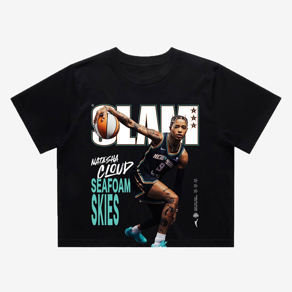 SLAM Cover Women's Crop Tee - Natasha Cloud (SLAM 256) - SLAM Goods