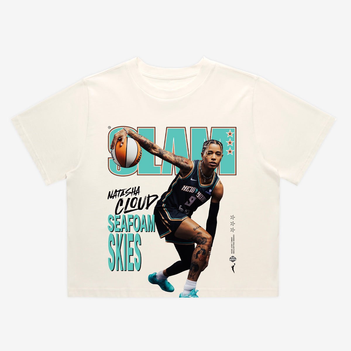 SLAM Cover Women's Crop Tee - Natasha Cloud (SLAM 256) - SLAM Goods