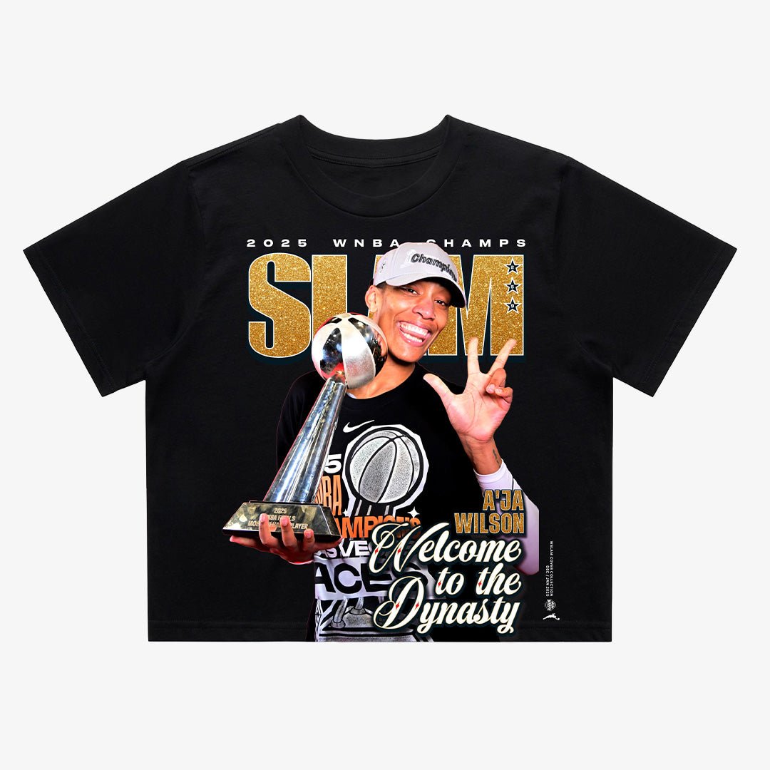 SLAM Crop Cover Tee - A'ja Wilson (SLAM 259) - SLAM Goods