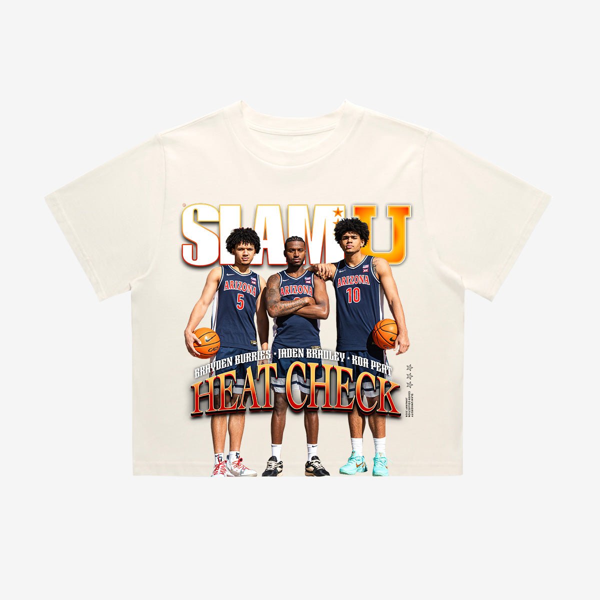 SLAM Crop Cover Tee - Arizona MBB (SLAMU 18) - SLAM Goods
