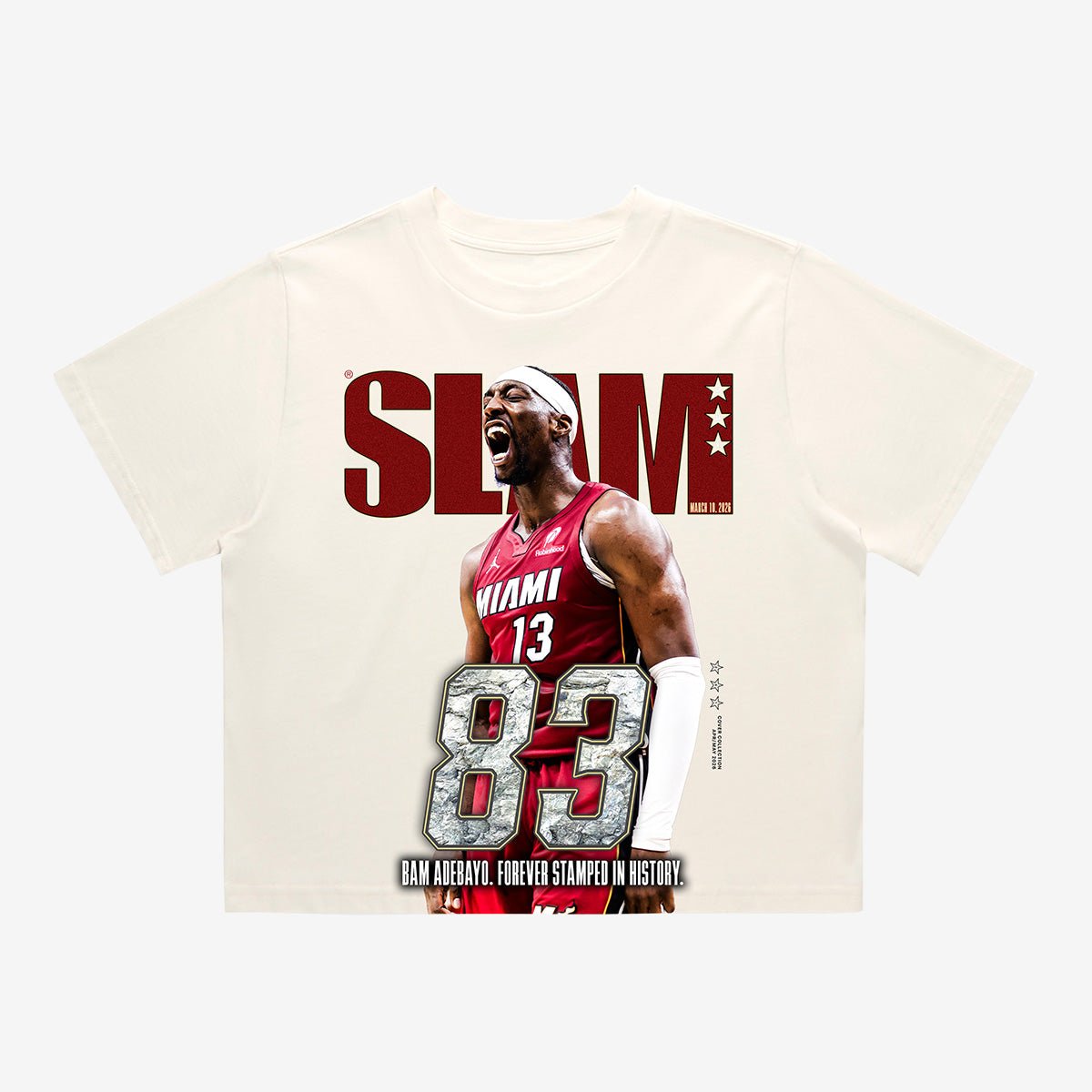 SLAM Crop Cover Tee - Bam Adebayo (SLAM 261) - SLAM Goods