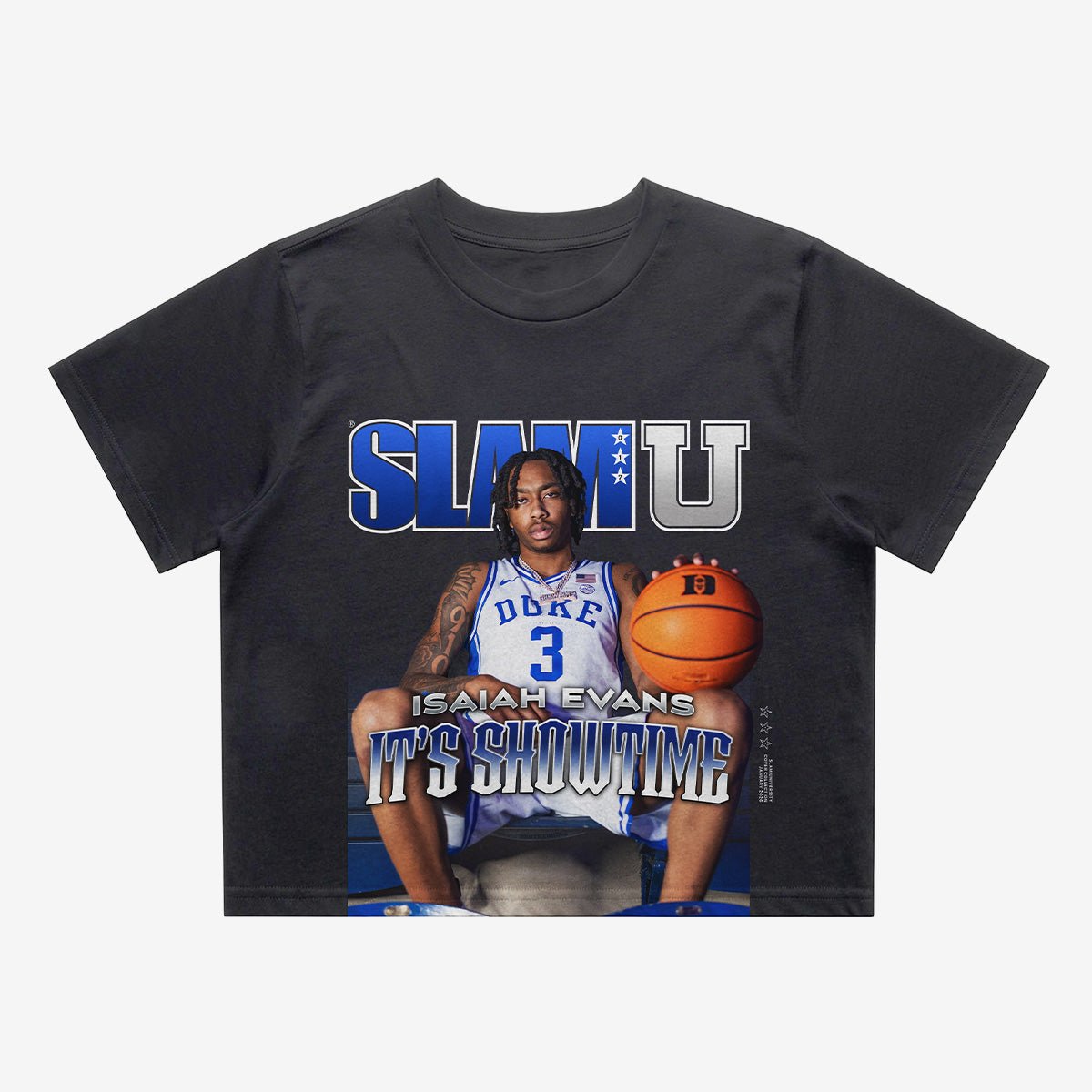 SLAM Crop Cover Tee - Isaiah Evans (SLAMU 17) - SLAM Goods