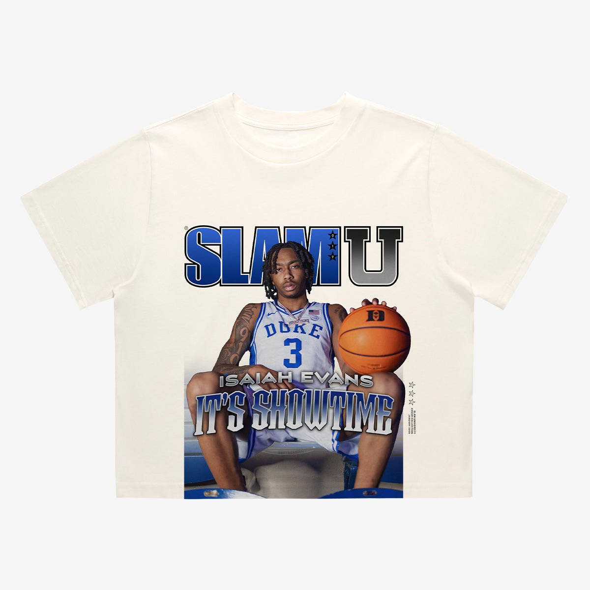 SLAM Crop Cover Tee - Isaiah Evans (SLAMU 17) - SLAM Goods