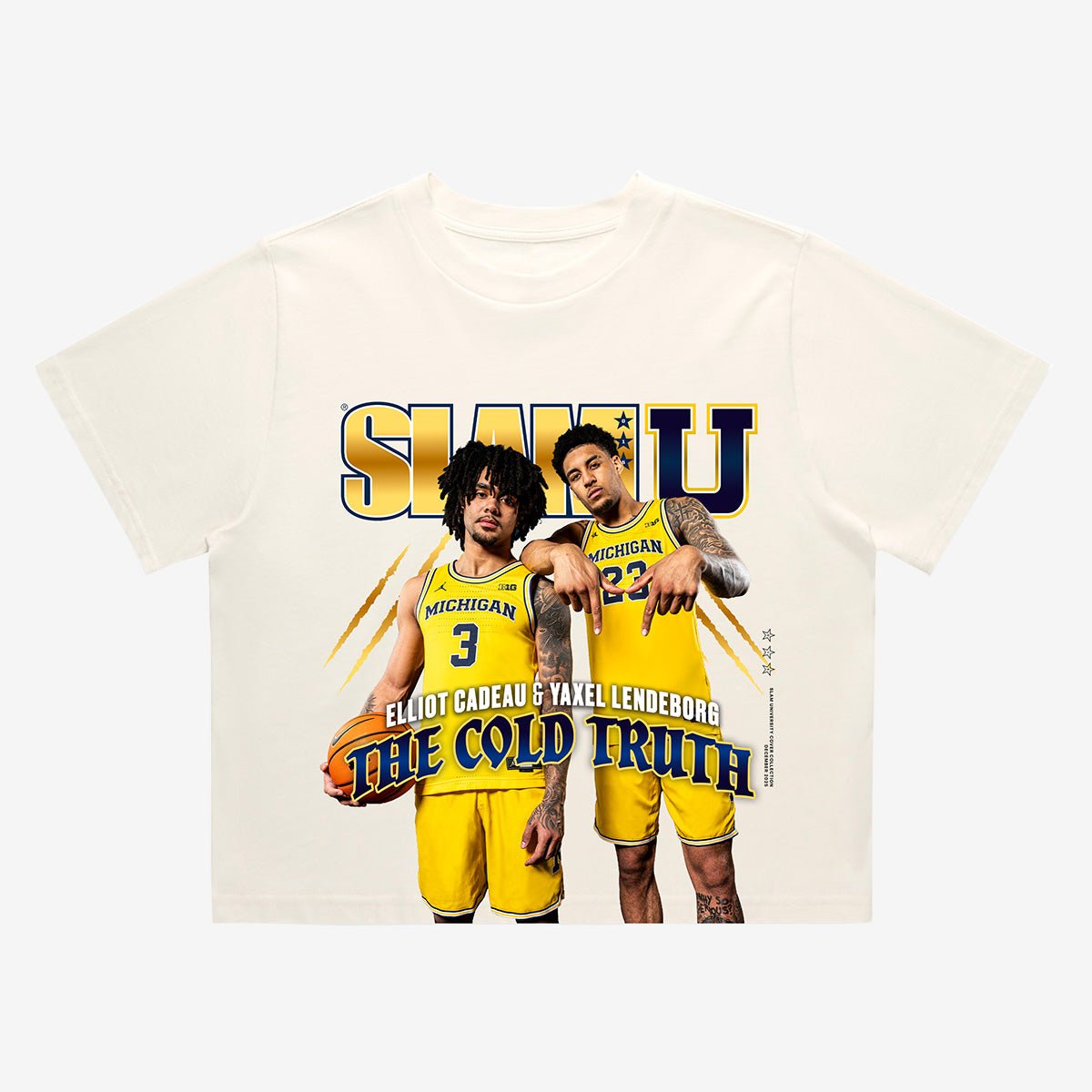 SLAM Crop Cover Tee - Lendeborg & Cadeau (SLAMU 15) - SLAM Goods