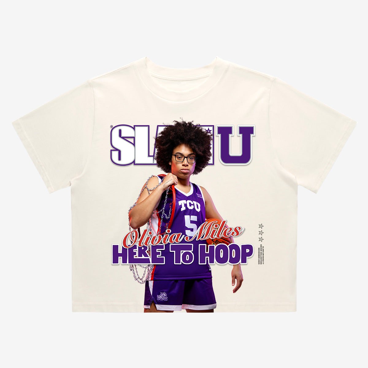SLAM Crop Cover Tee - Olivia Miles (SLAMU 13) - SLAM Goods