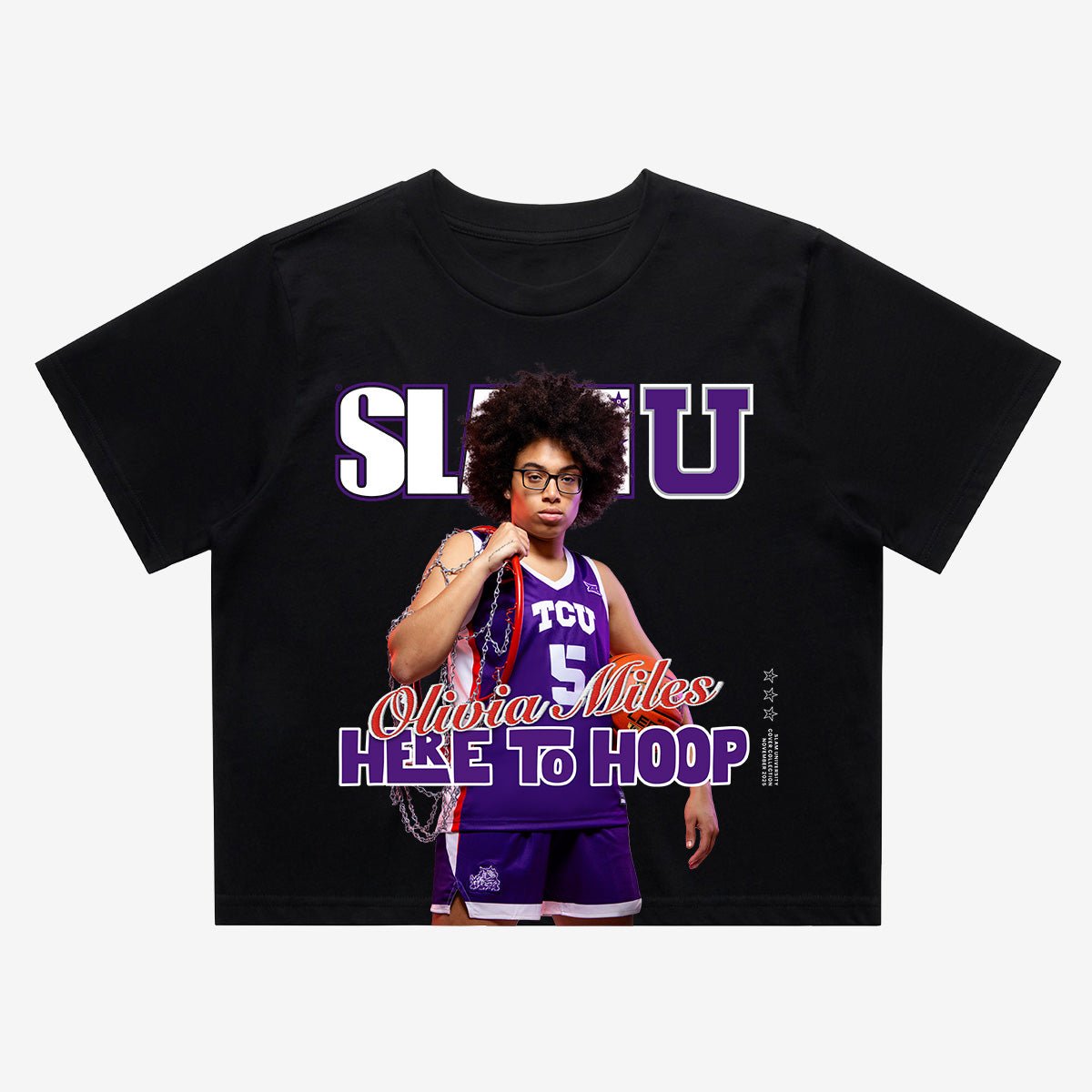 SLAM Women's Crop Cover Tee - Olivia Miles (SLAMU 13)