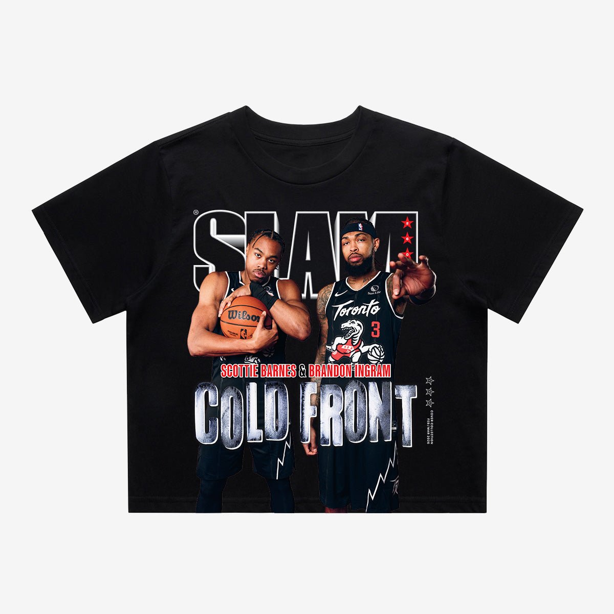 SLAM Crop Cover Tee - Scottie Barnes + Brandon Ingram (SLAM 260) - SLAM Goods