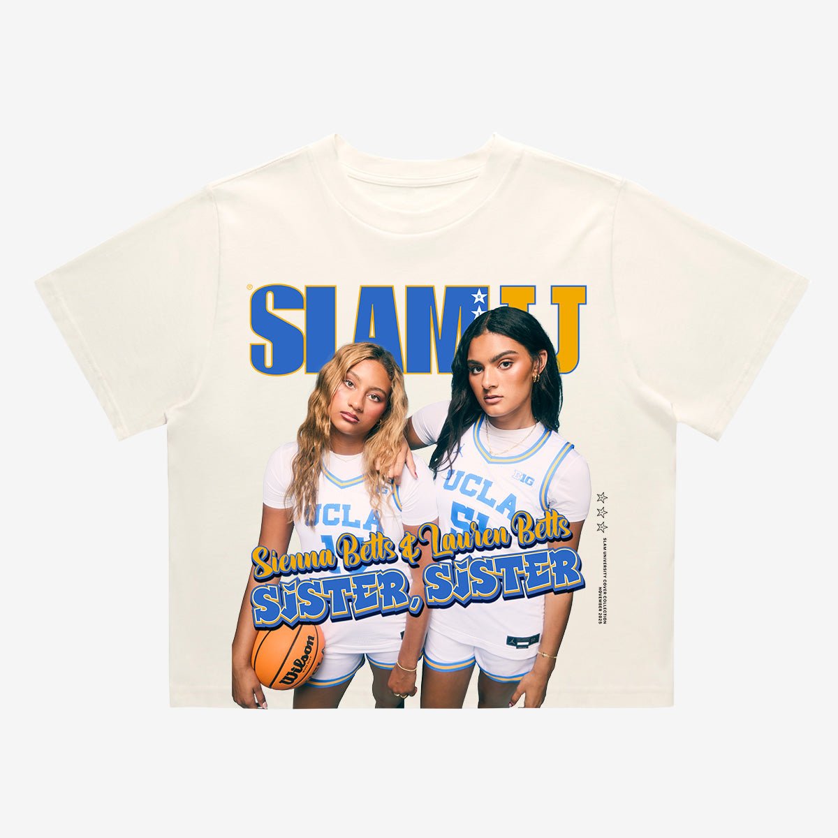SLAM Crop Cover Tee - Sienna + Lauren Betts (SLAMU 12) - SLAM Goods